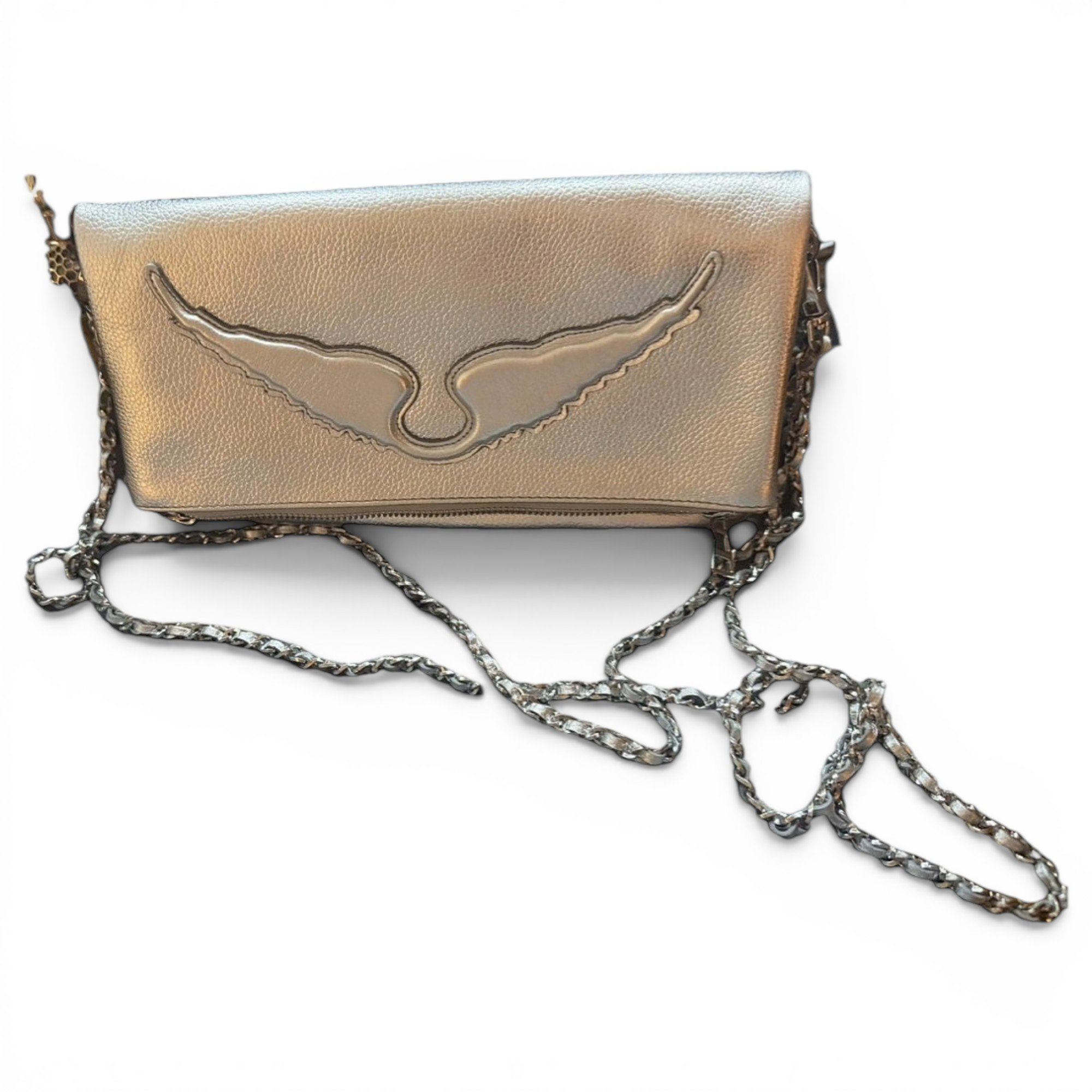 Rock leather crossbody bag
