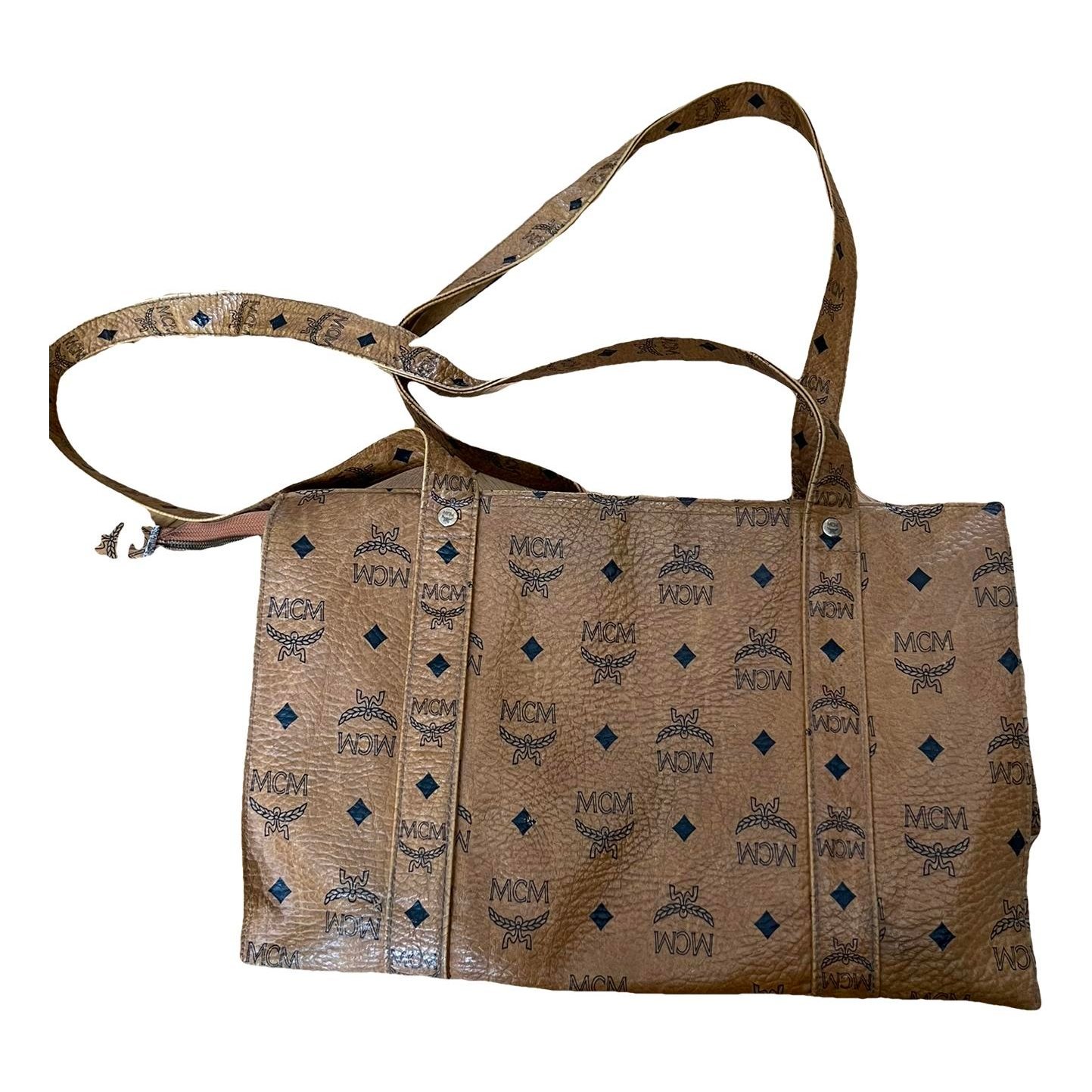 Vegan leather tote