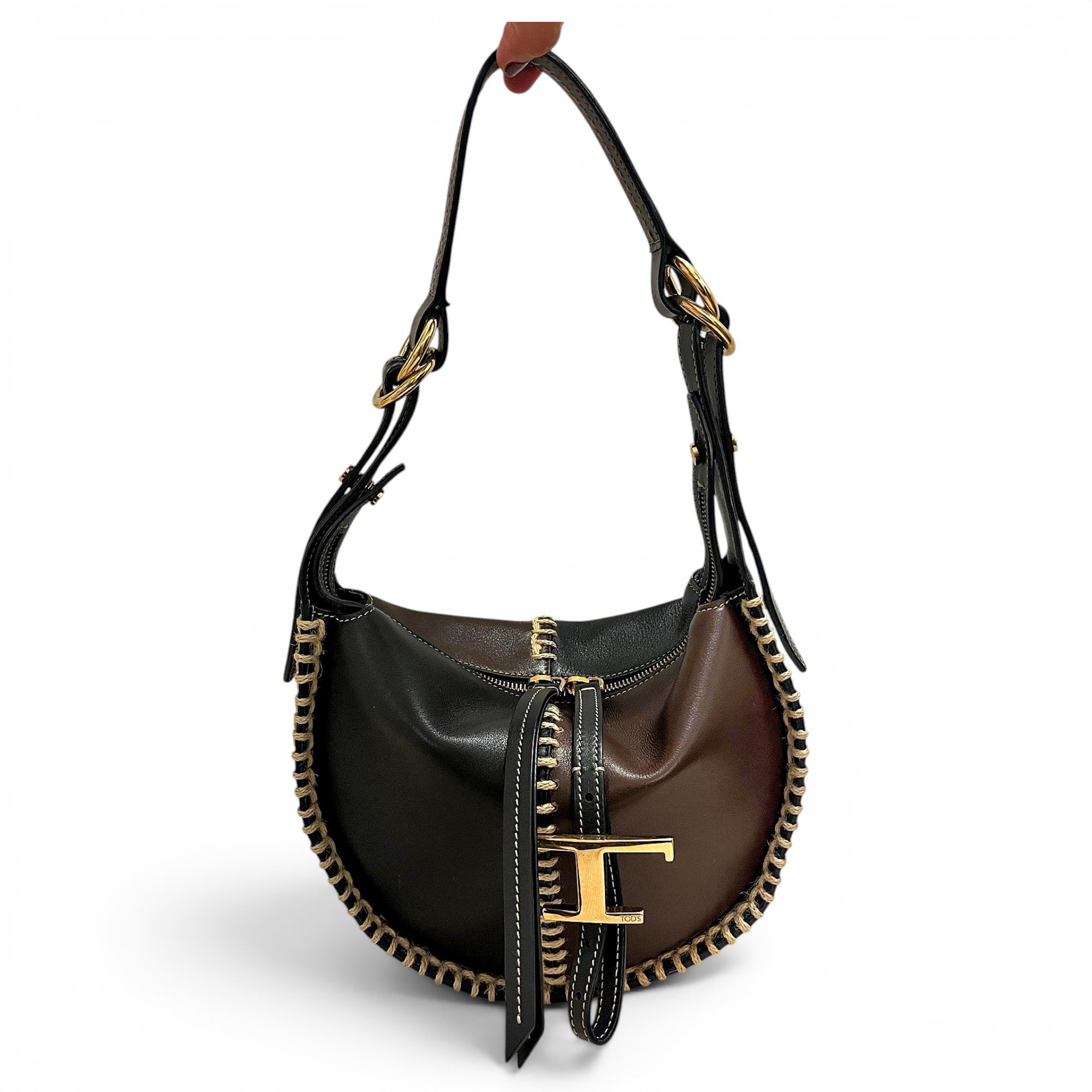 Leather handbag