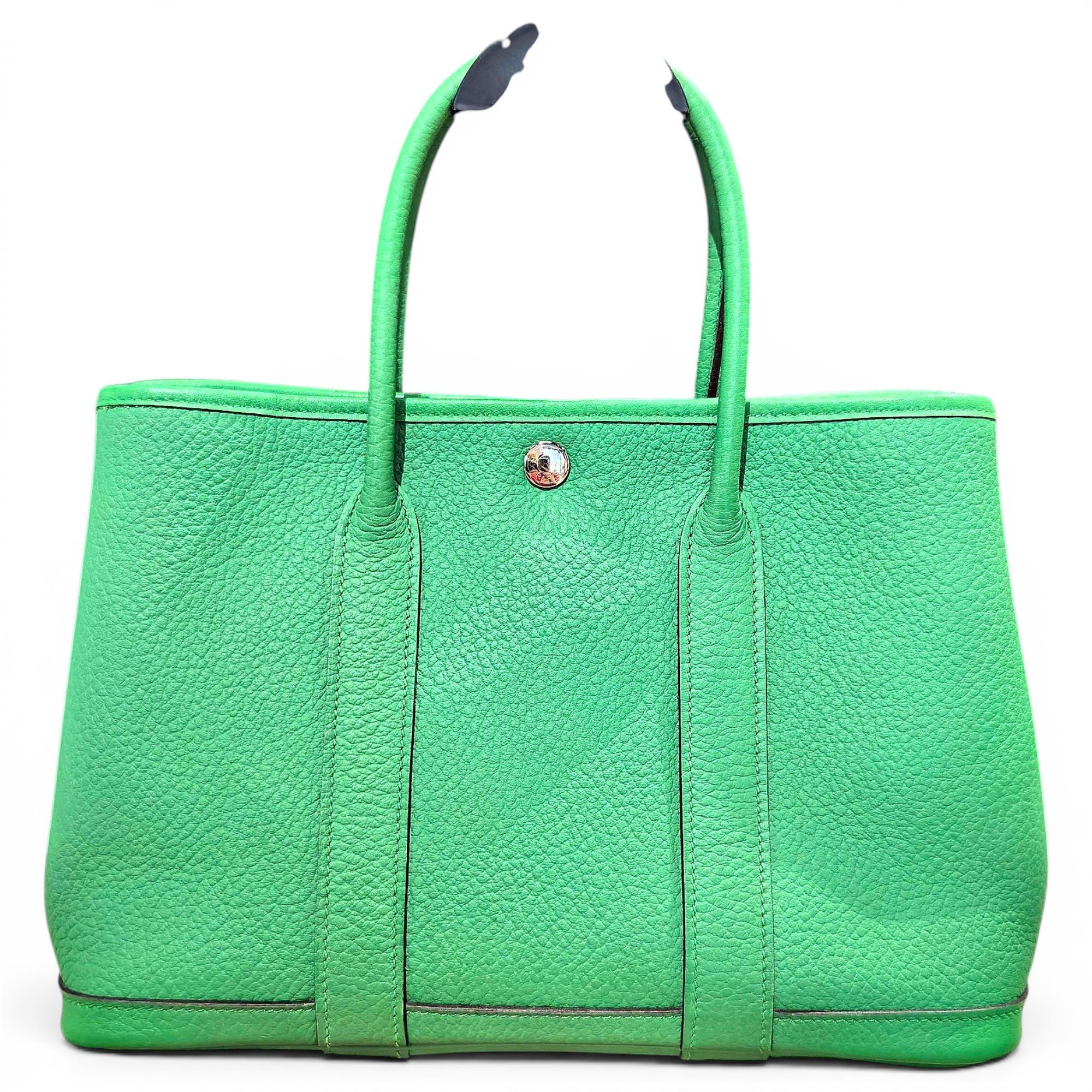 Garden Party leather handbag