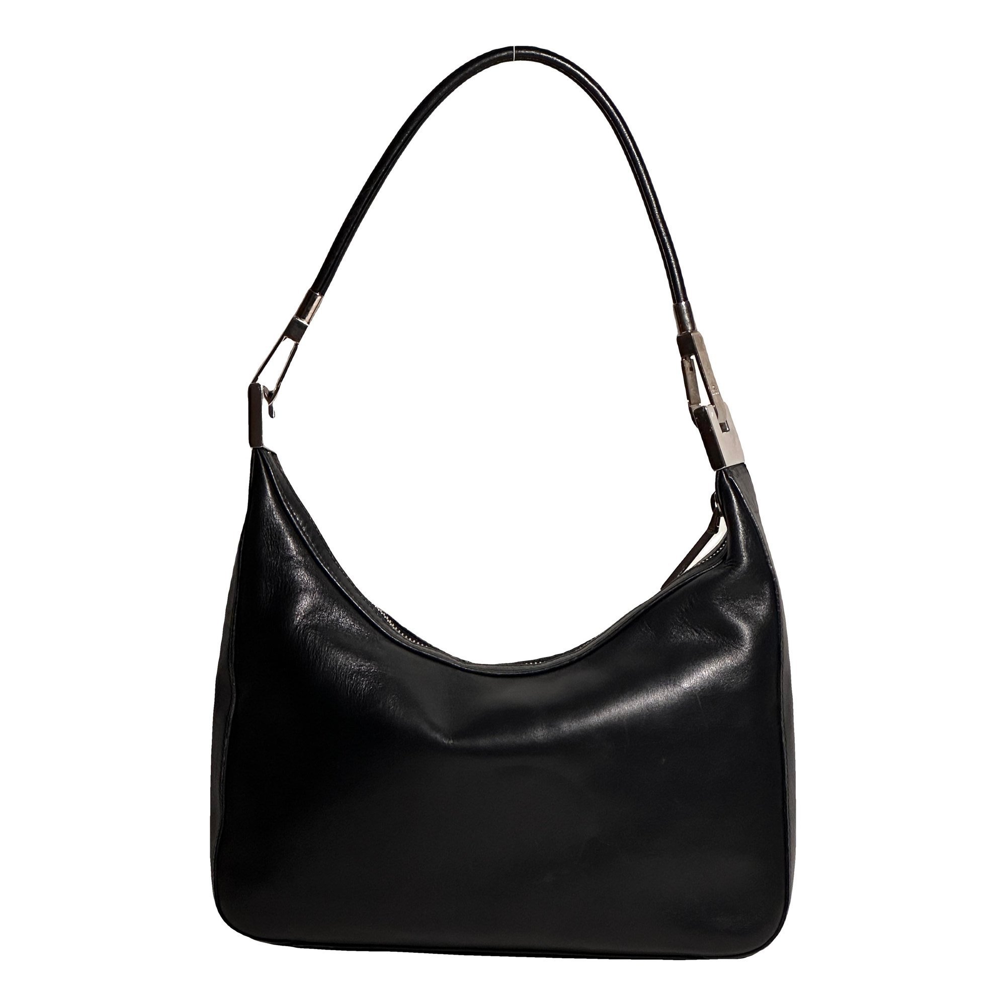 Hobo leather handbag