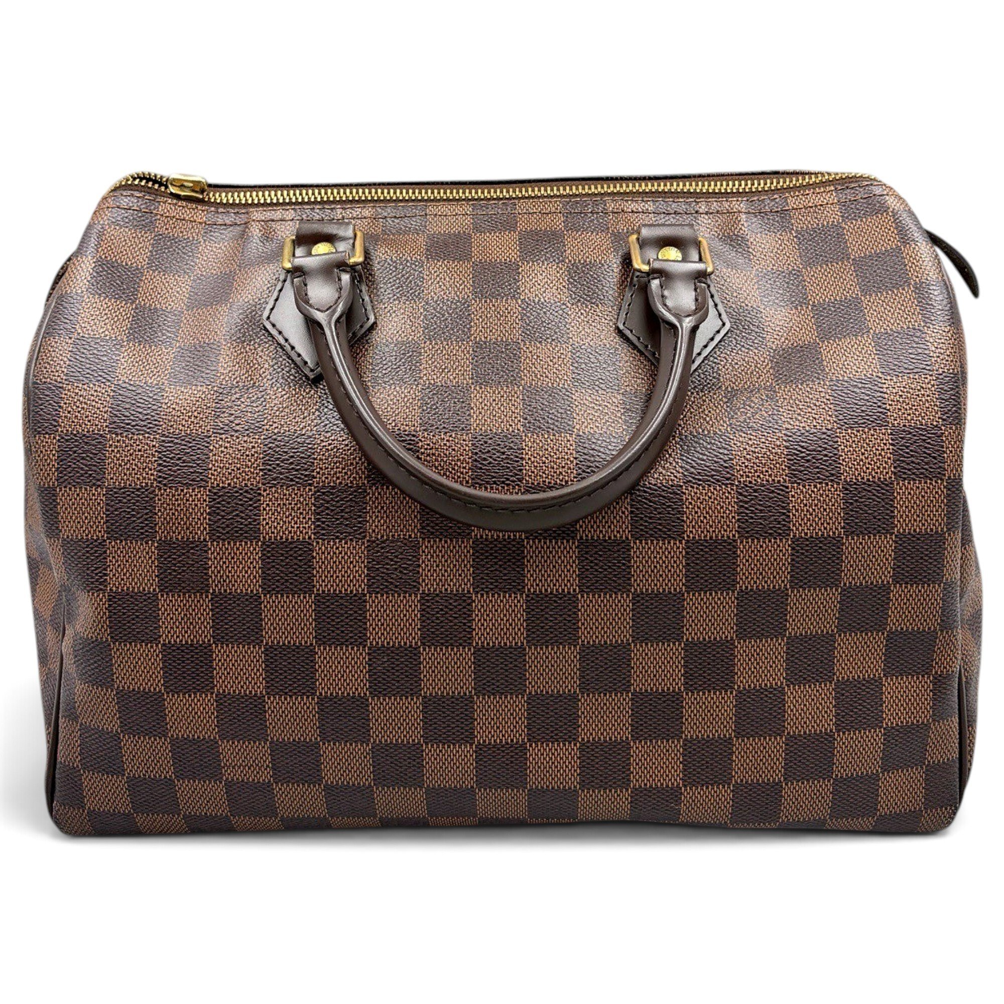Speedy leather handbag