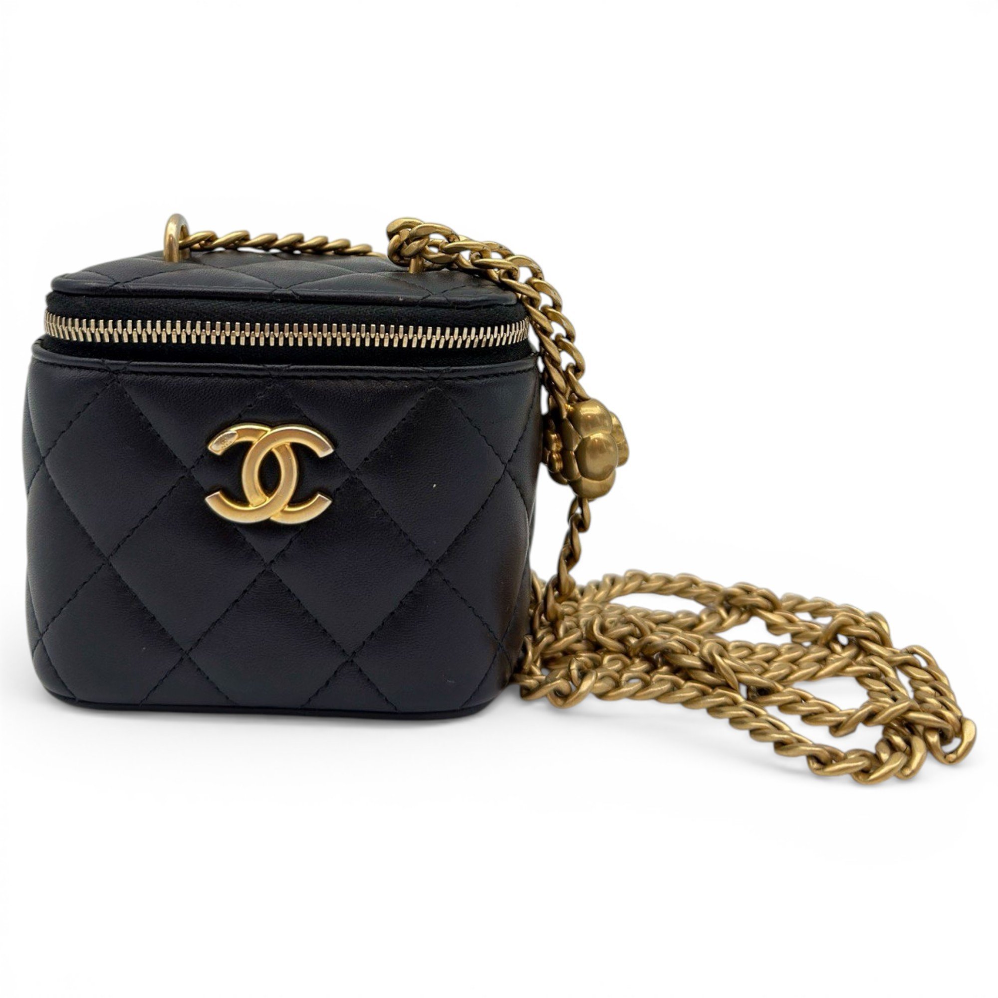 Vanity leather mini bag