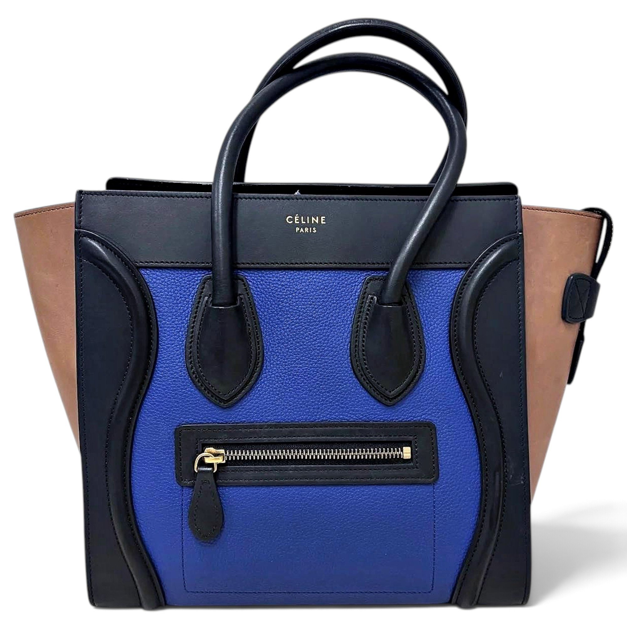 Luggage leather tote