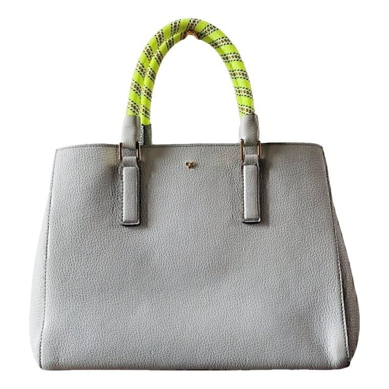 Leather tote