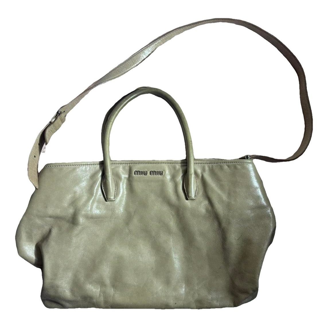 Beau leather handbag