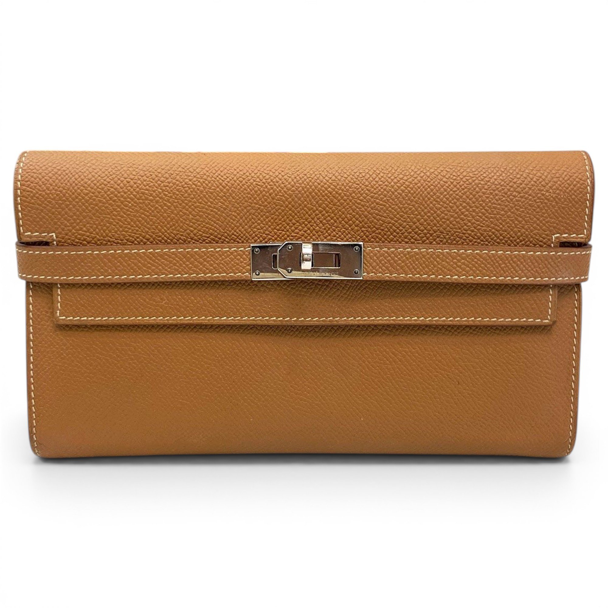 Kelly to go leather clutch bag