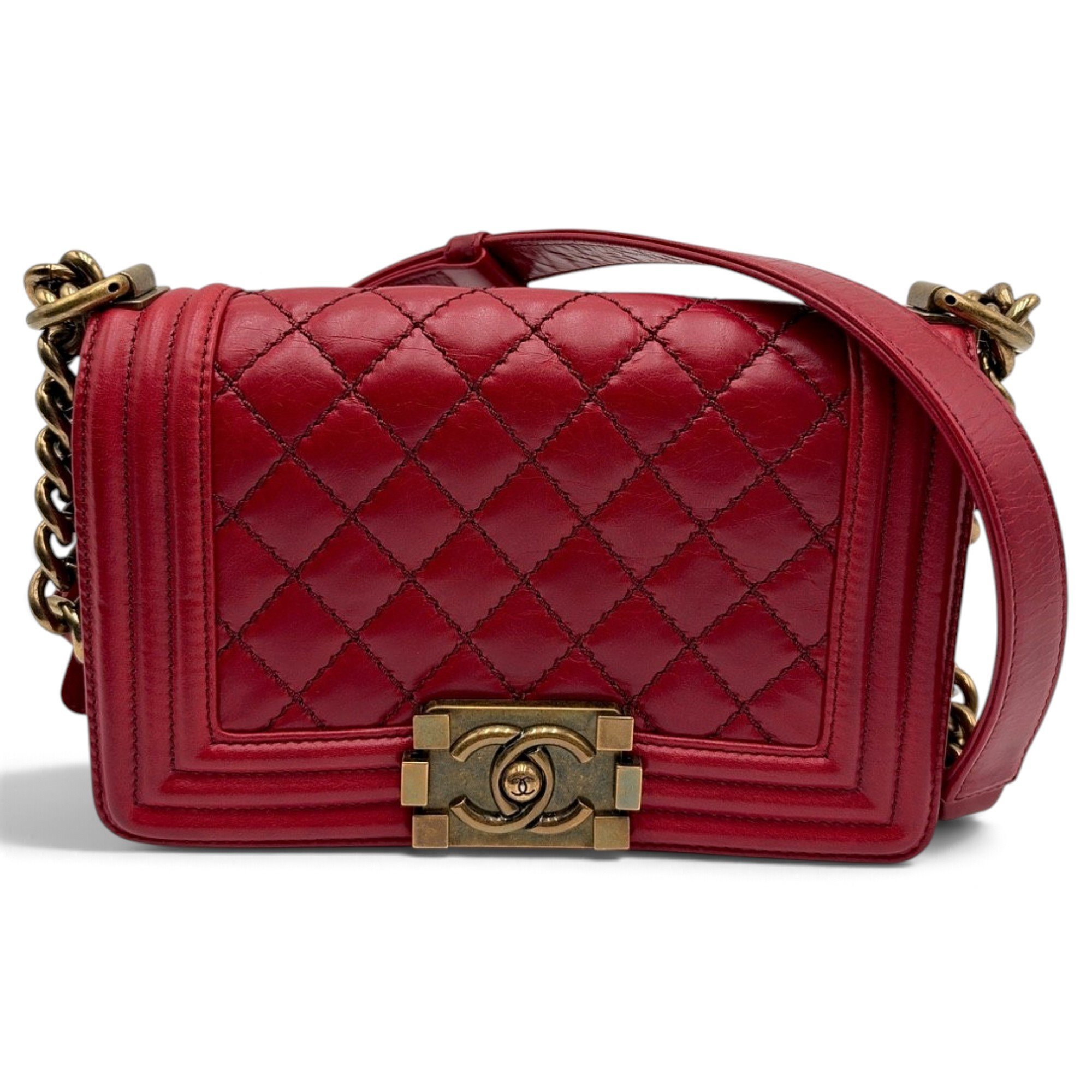 Boy leather handbag