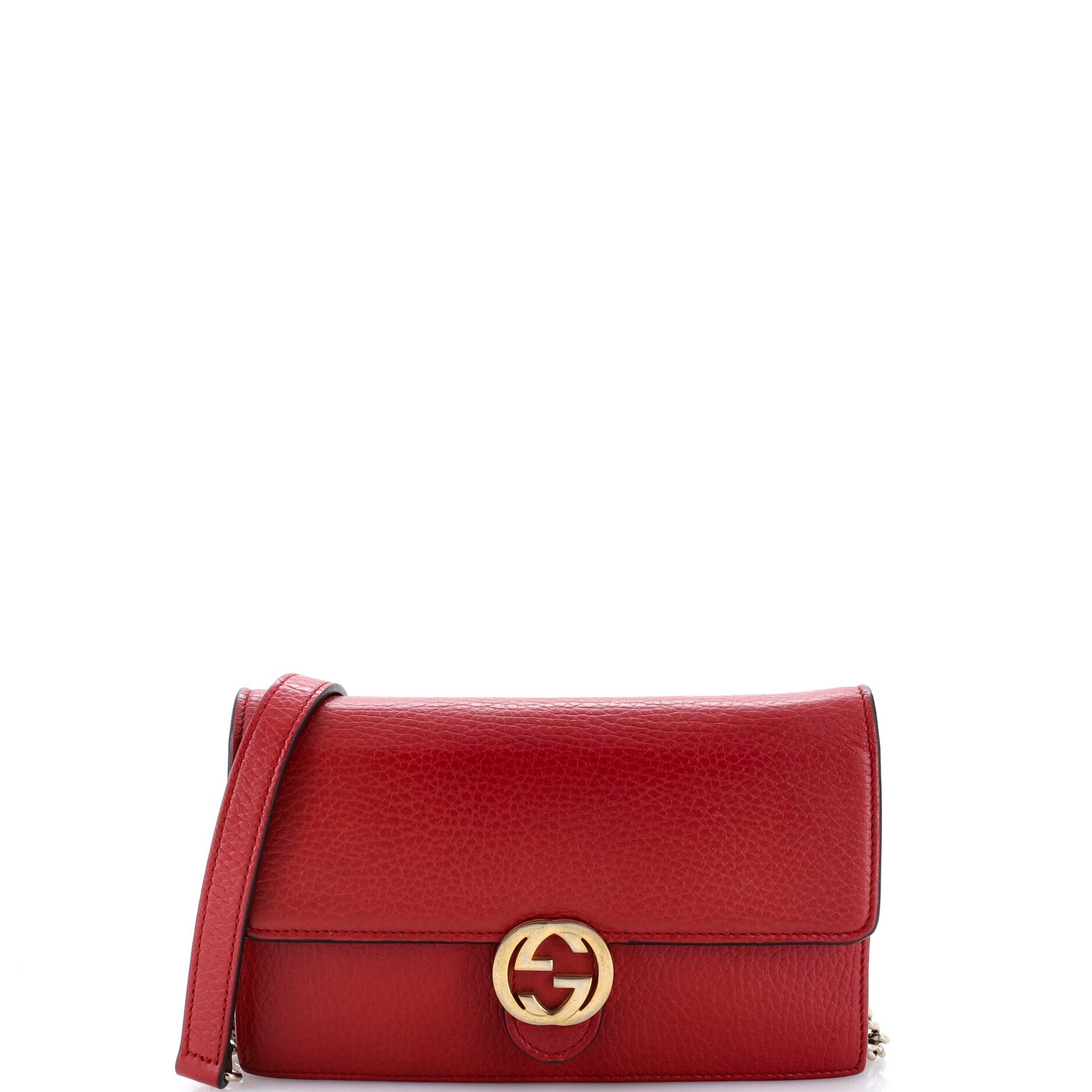 Interlocking Wallet on Chain Leather