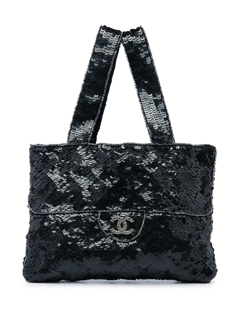 1997-1999 Mini Sequins Trompe L oeil Evening tote bag