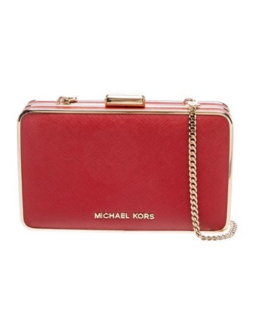 Michael Kors Leather Minaudière