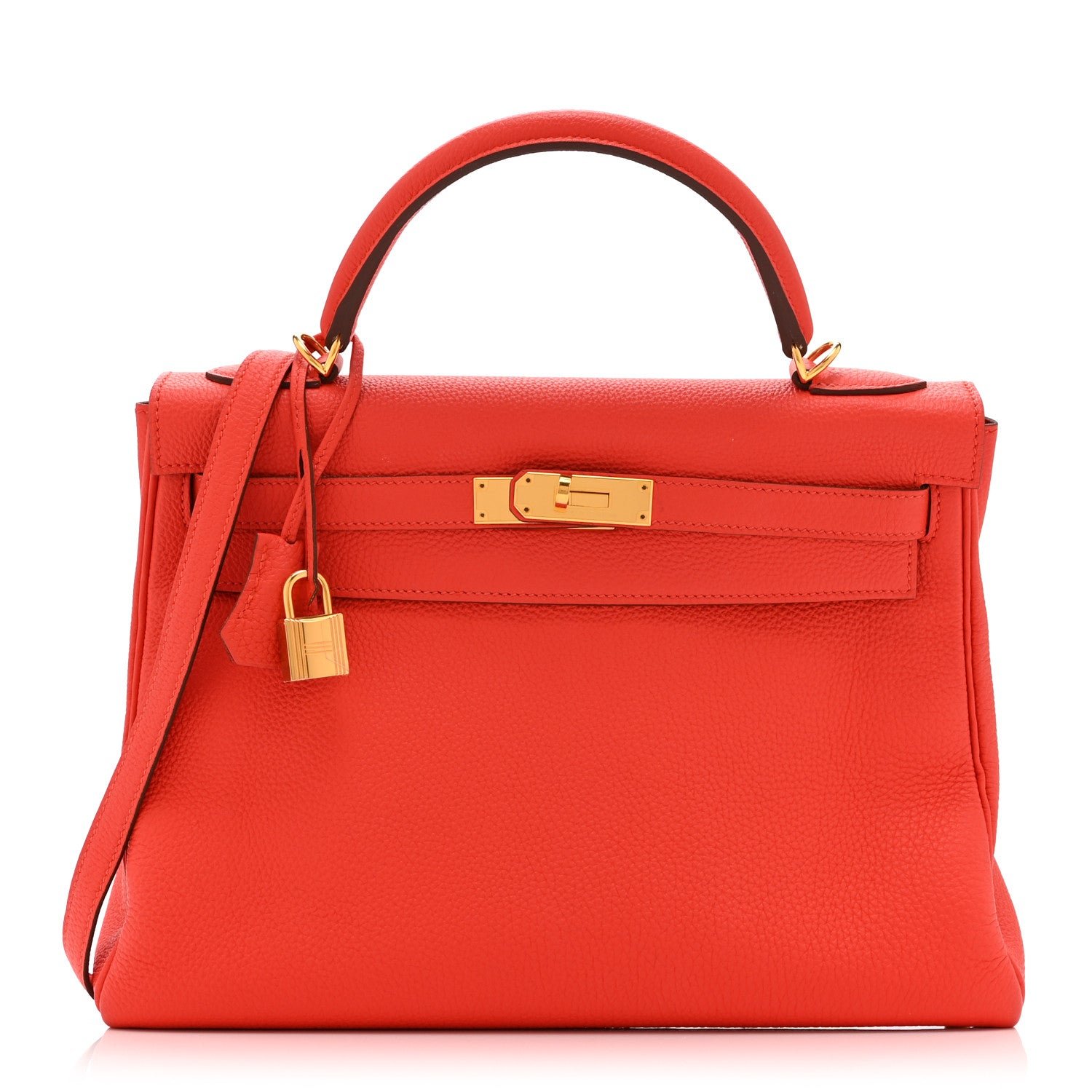 Hermes Togo Kelly Retourne 32 Capucine