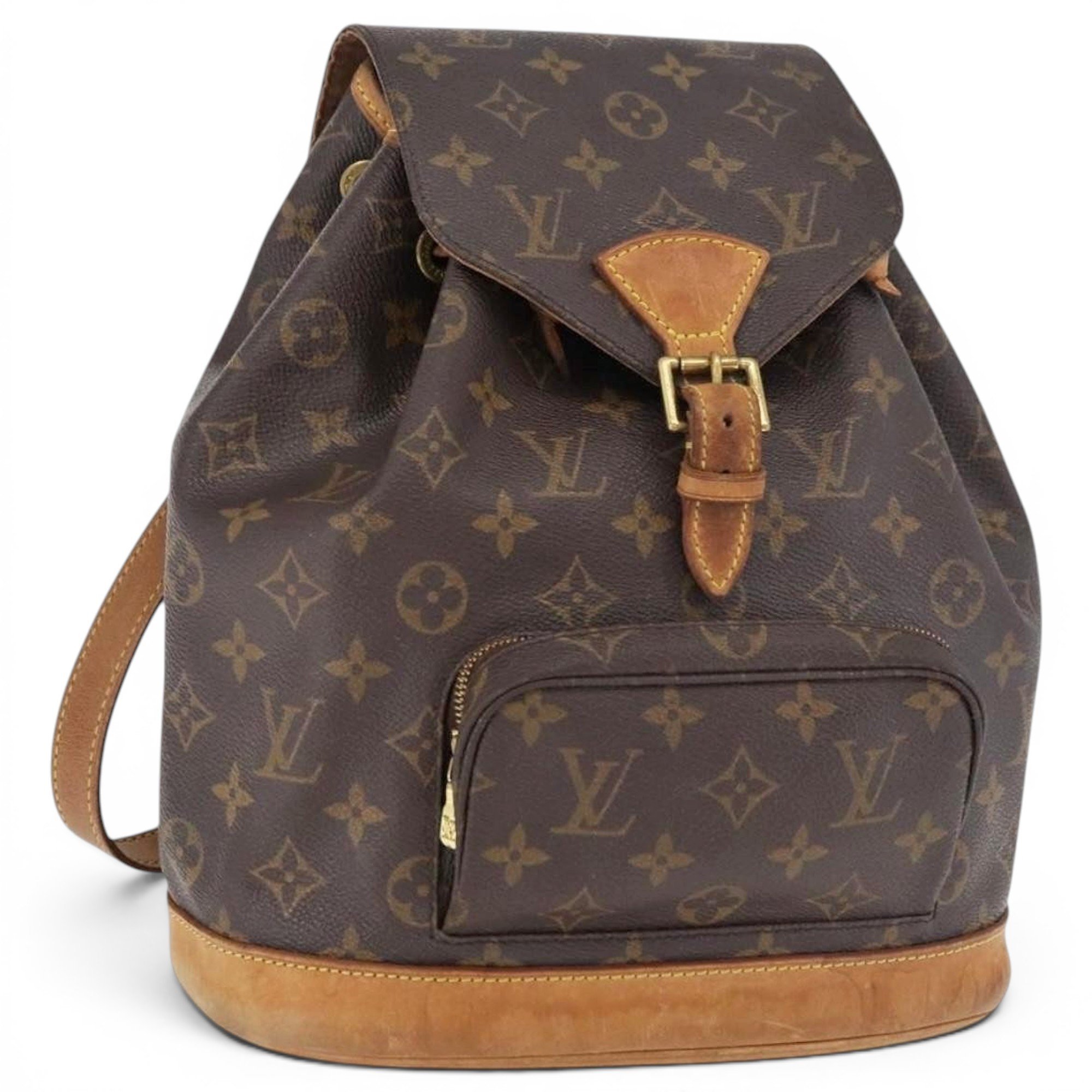 Montsouris leather backpack