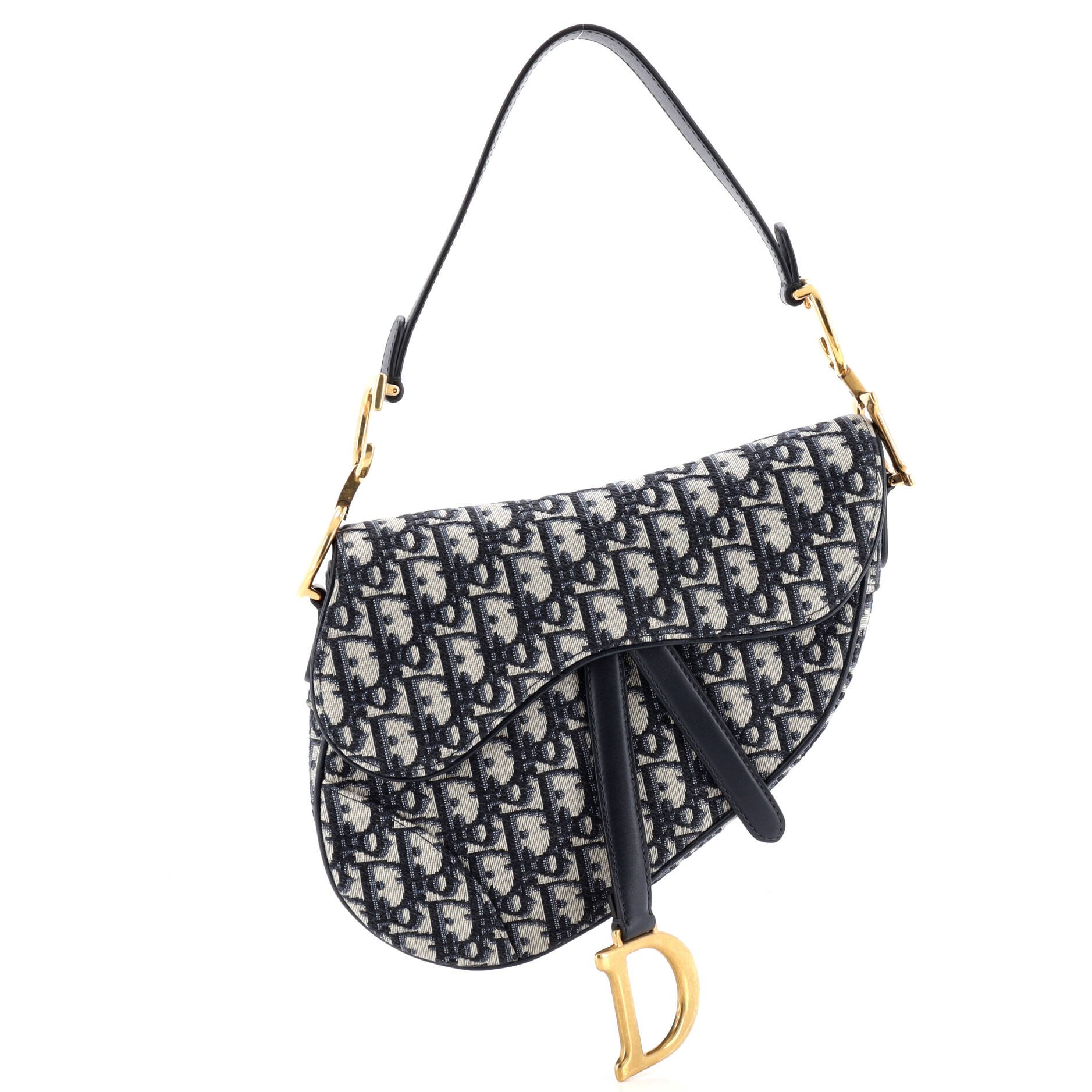 Dior Saddle Handbag Oblique Canvas Medium