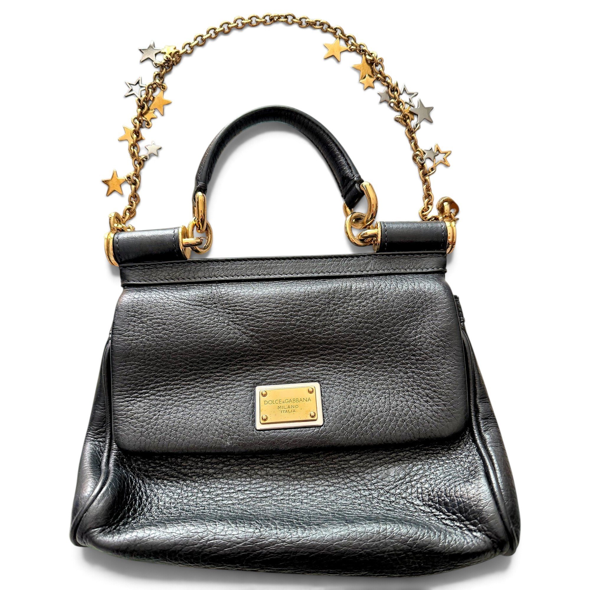 Dolce & Gabbana Sicily leather handbag