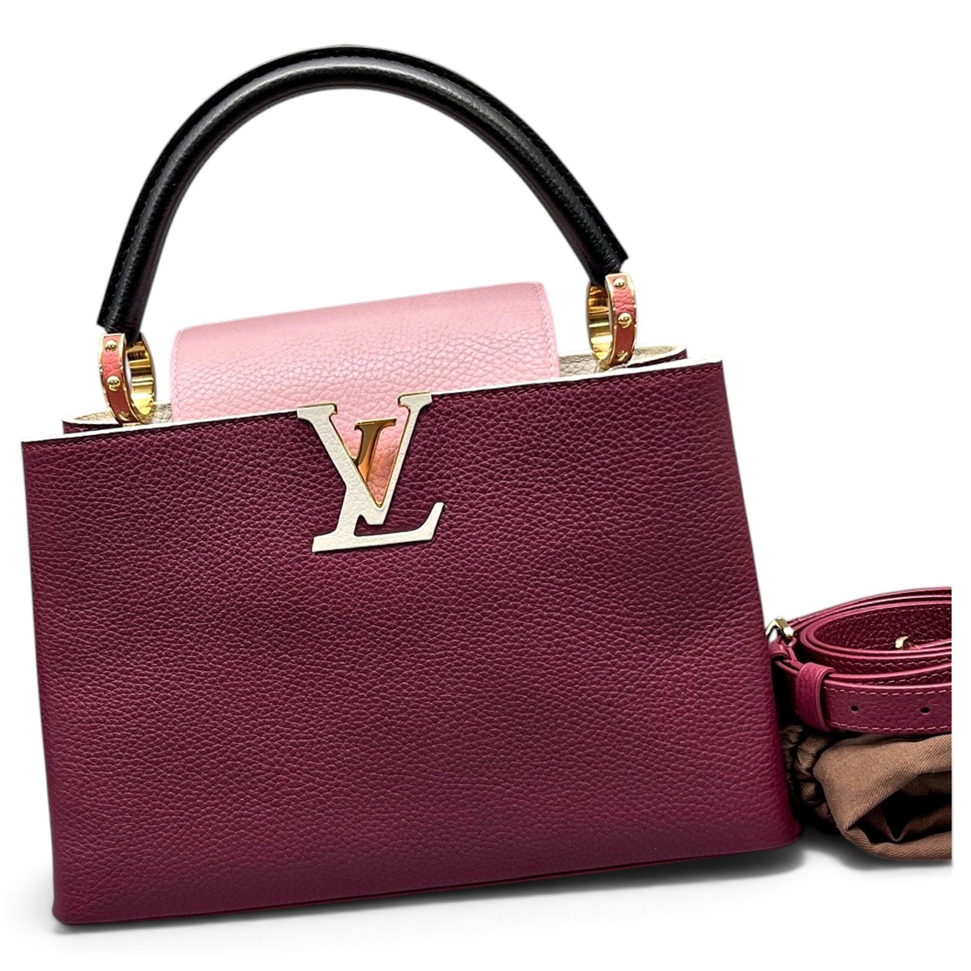 Capucines leather handbag