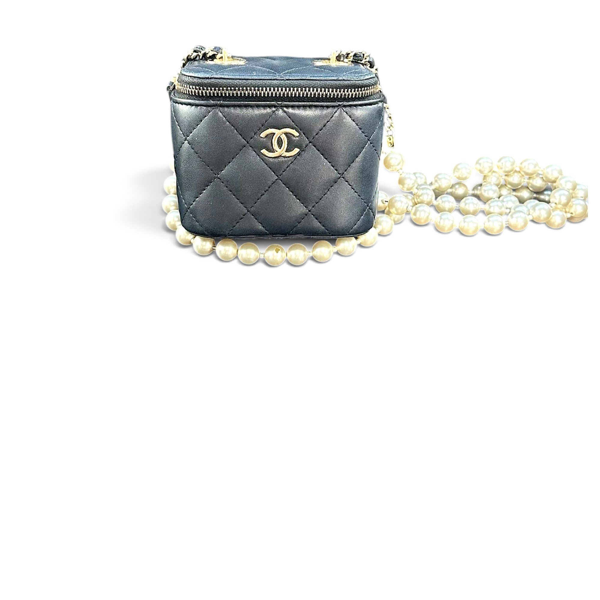 Vanity leather mini bag
