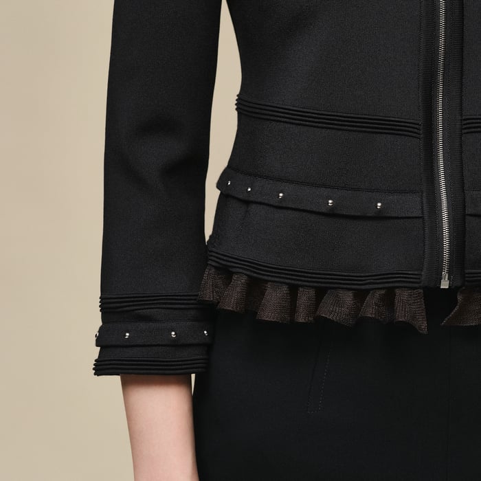 Noir Zipped Jacket