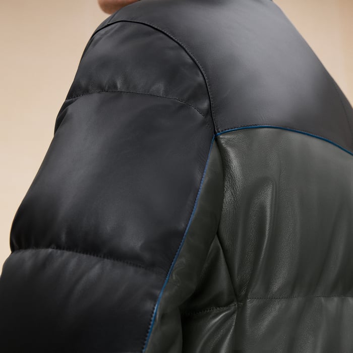 Kaki Puffer Coat
