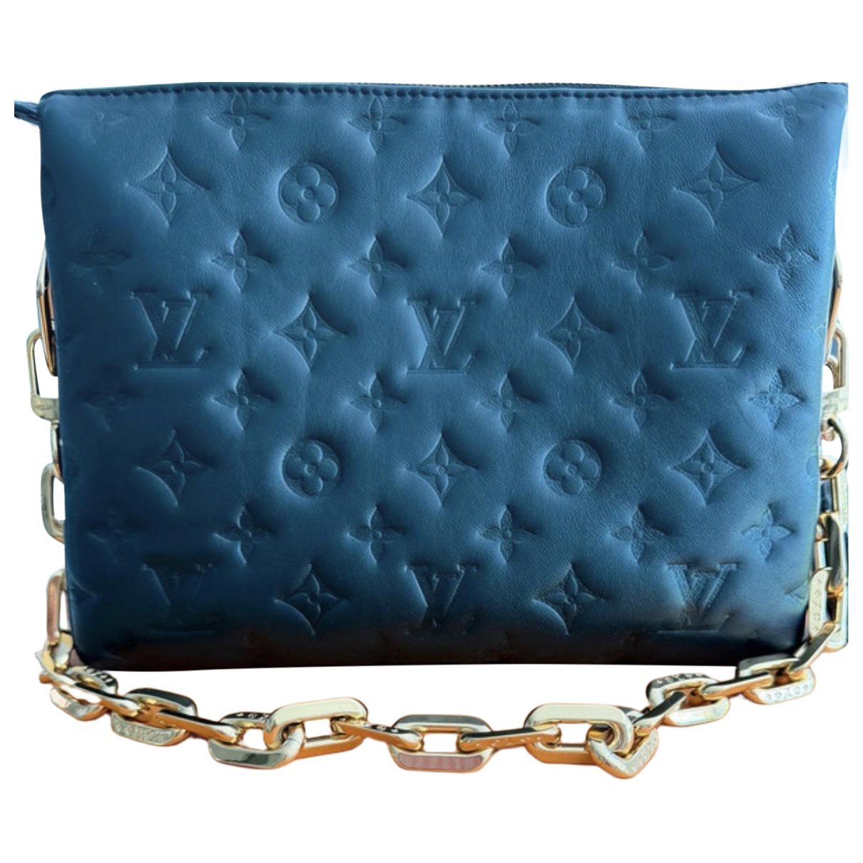Coussin leather handbag