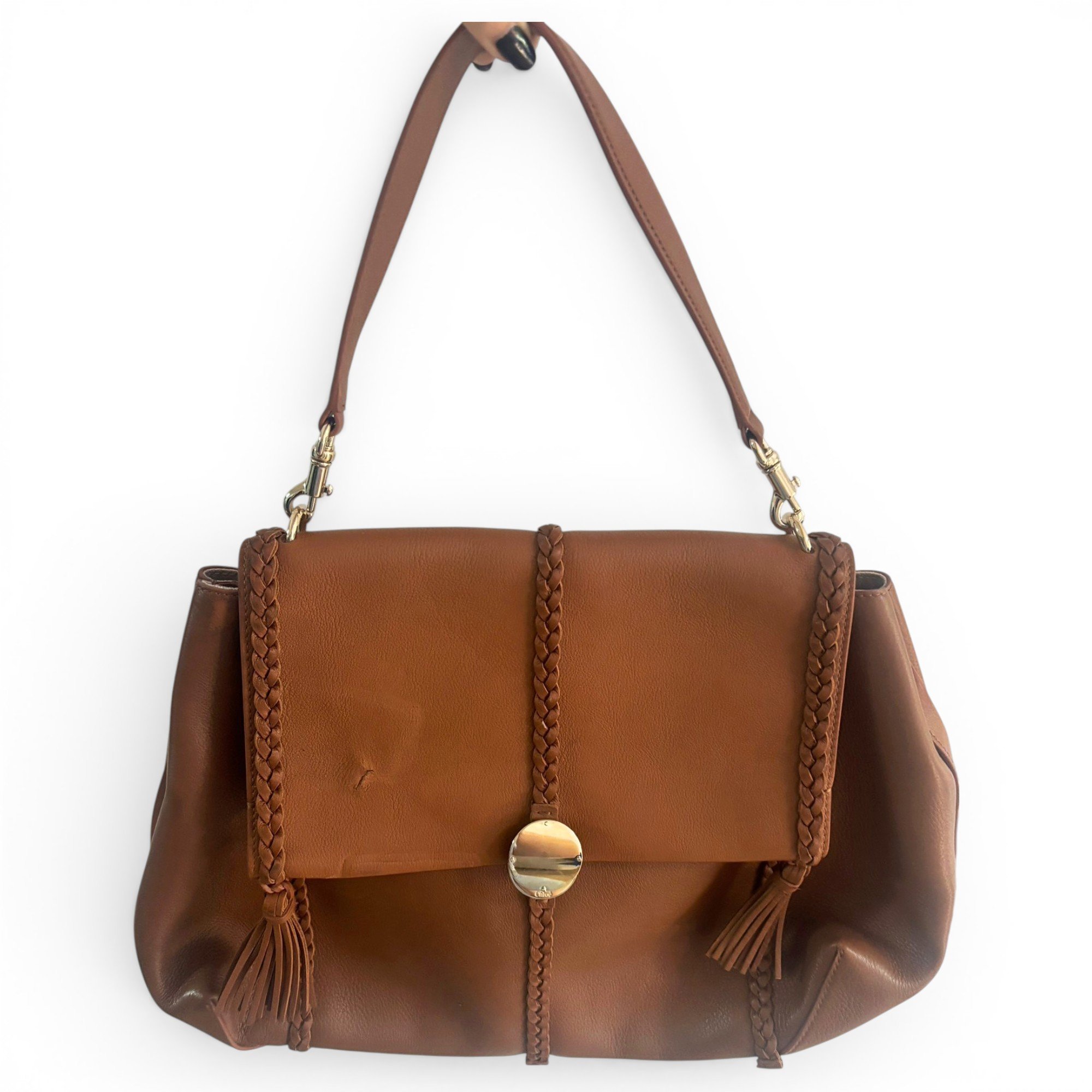 Penelope leather handbag