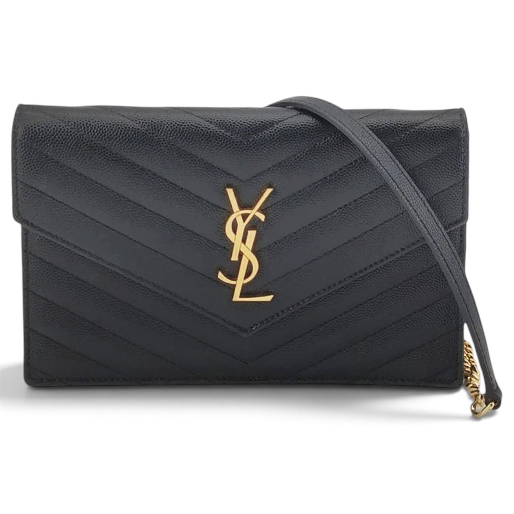 Envelope leather handbag