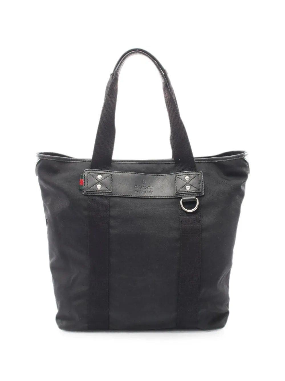 2000s logo-detail tote bag