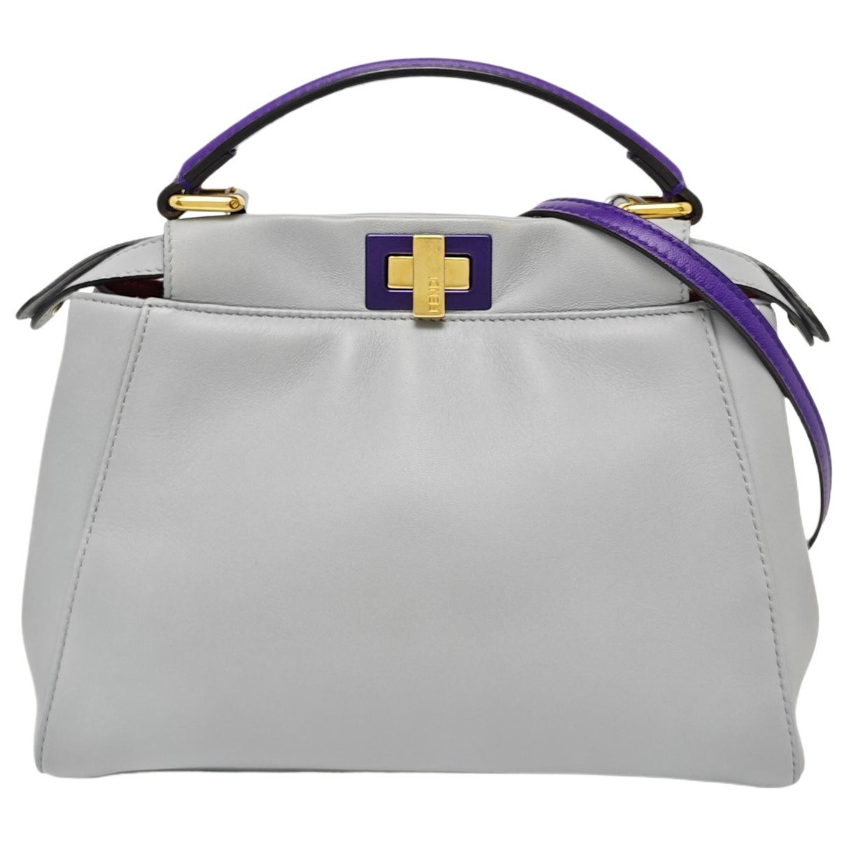 Peekaboo leather handbag