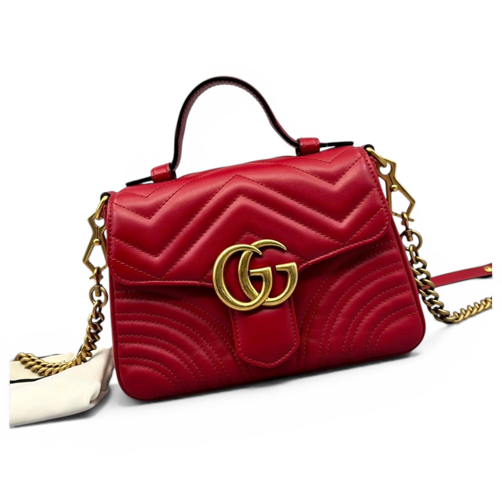 GG Marmont Flap leather handbag