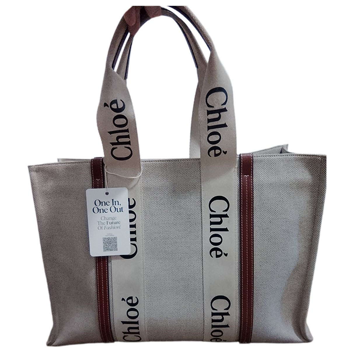 Chloe Woody cloth tote
