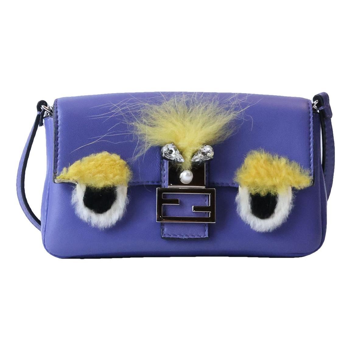 Baguette leather handbag
