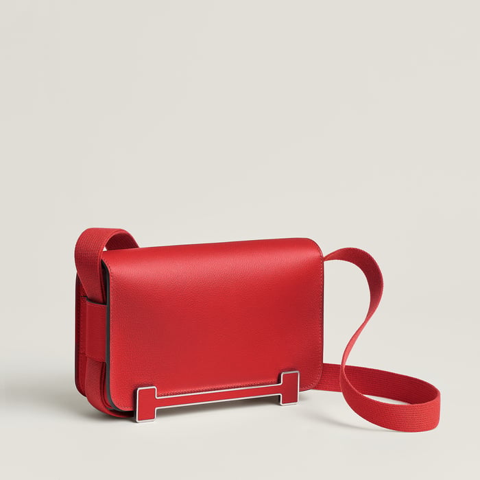 Rouge Radieux Hermès Geta Slim Bag