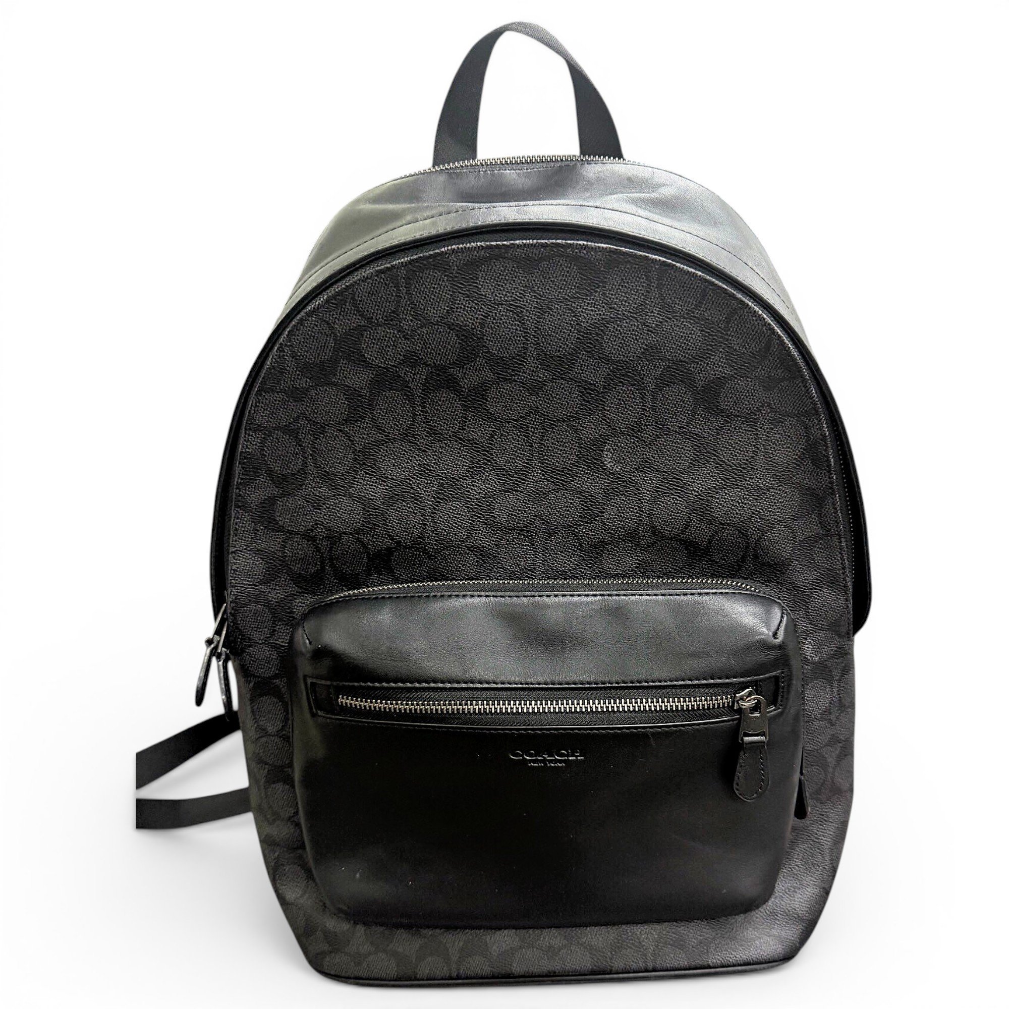 Leather backpack