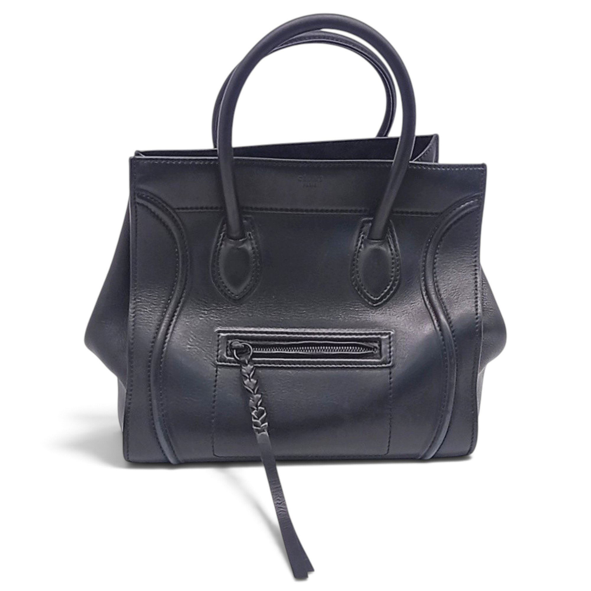 Luggage leather tote