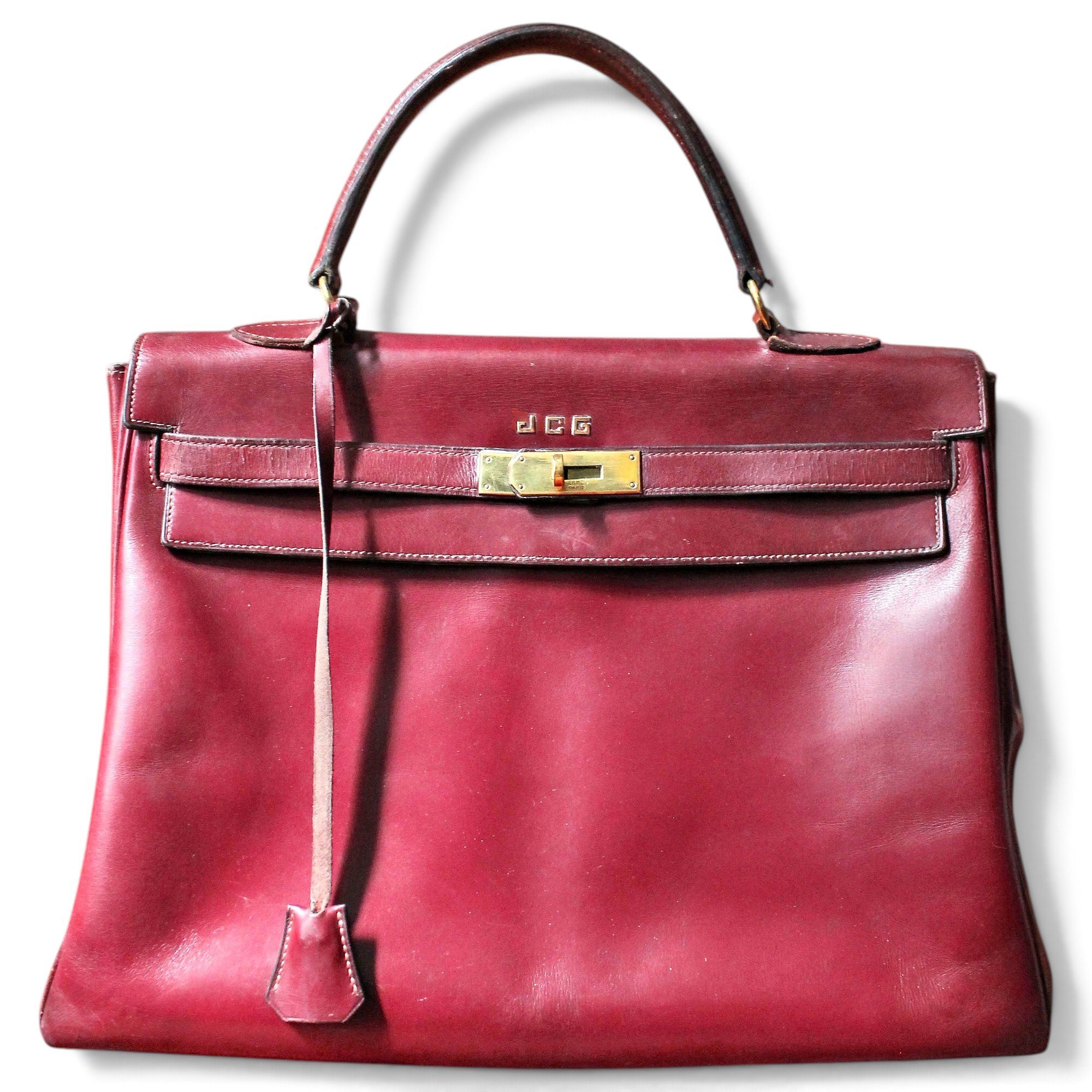 Hermes Kelly 35 leather handbag