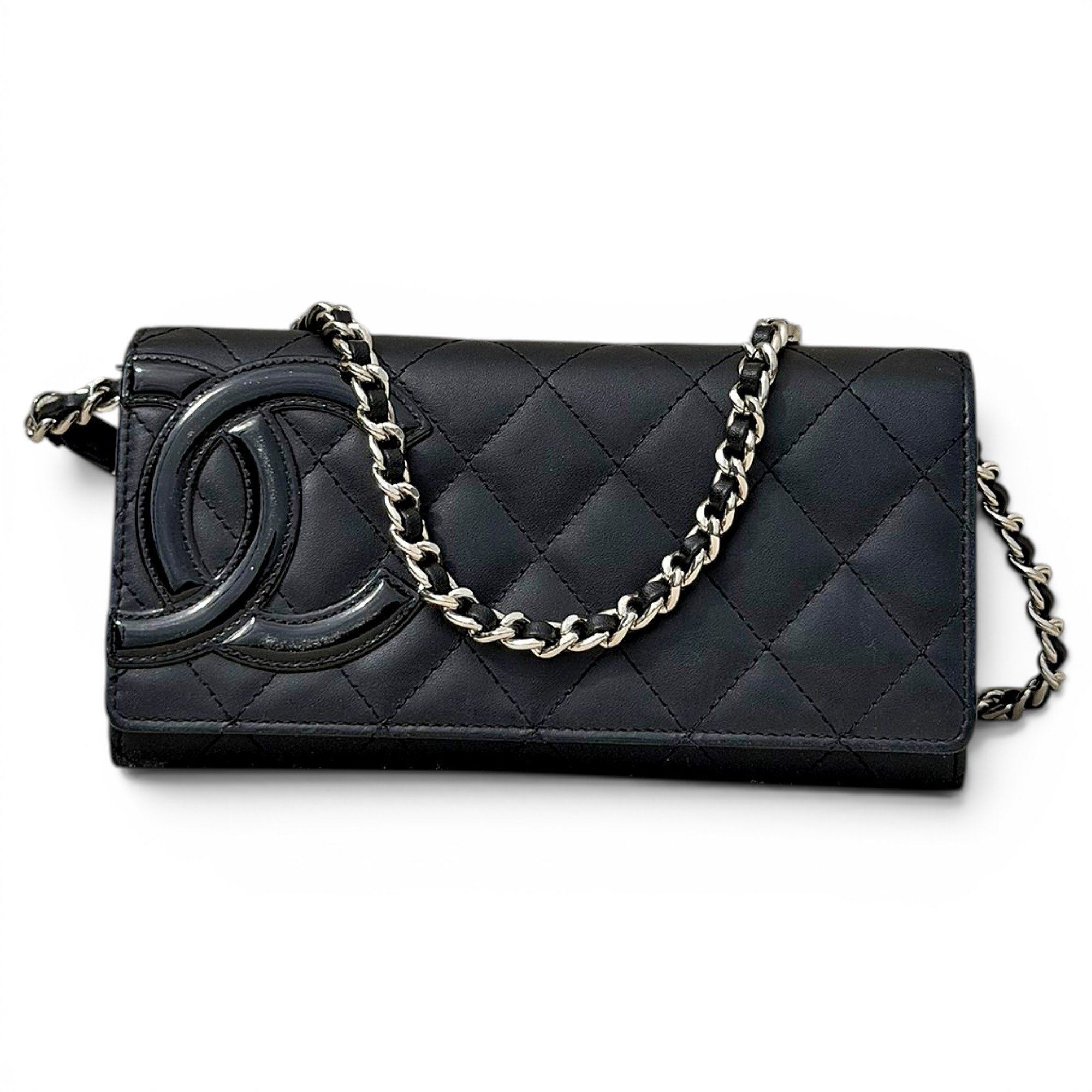 Cambon leather clutch bag