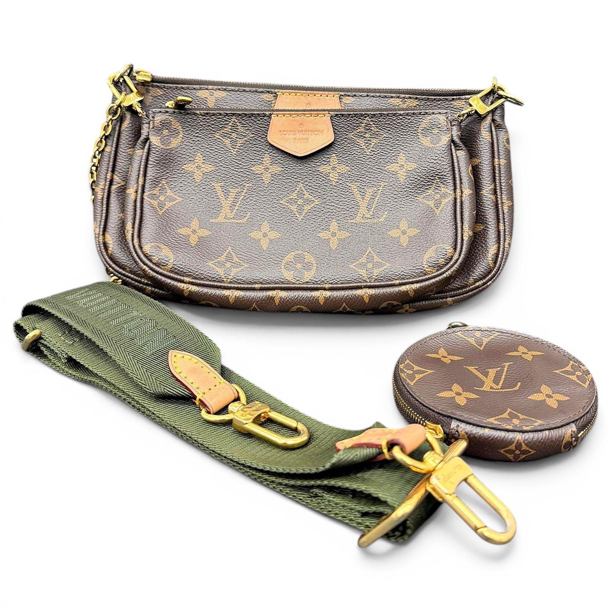 Multi Pochette Accessoires leather handbag