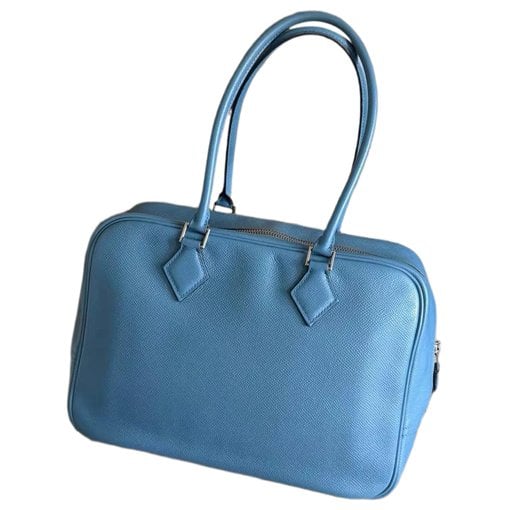 Plume leather handbag
