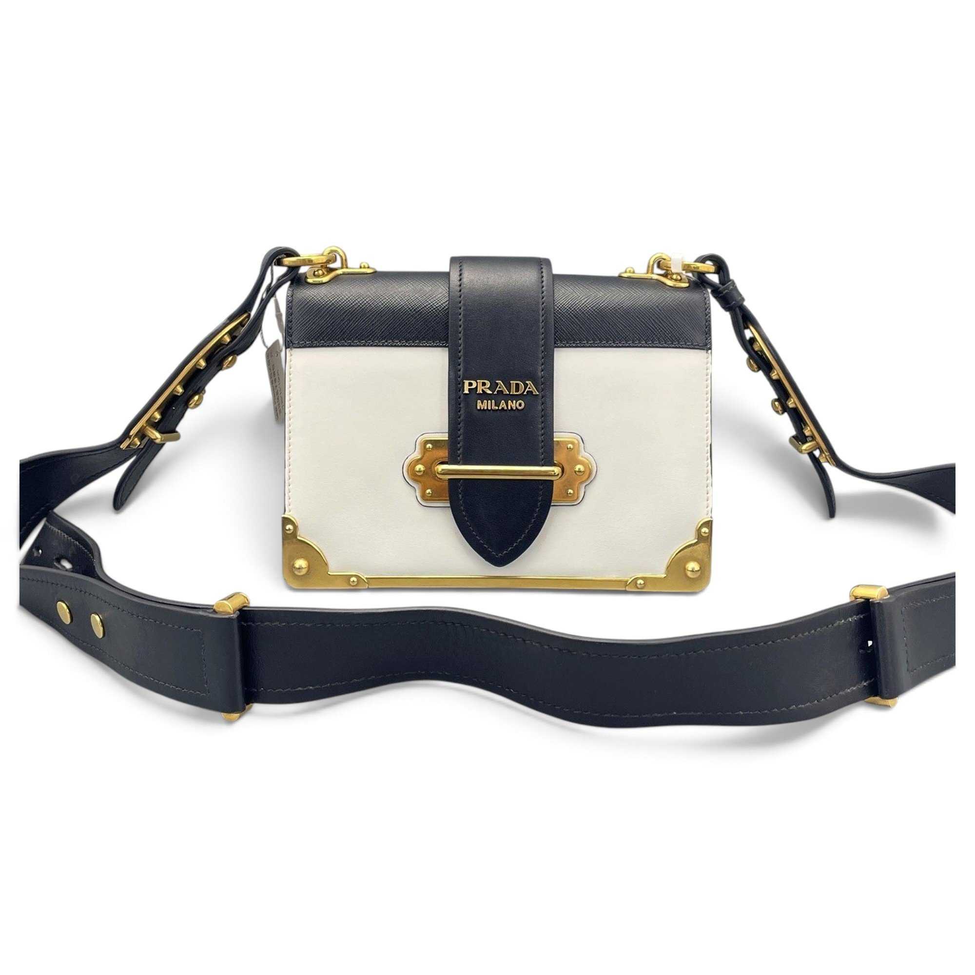 Cahier leather crossbody bag
