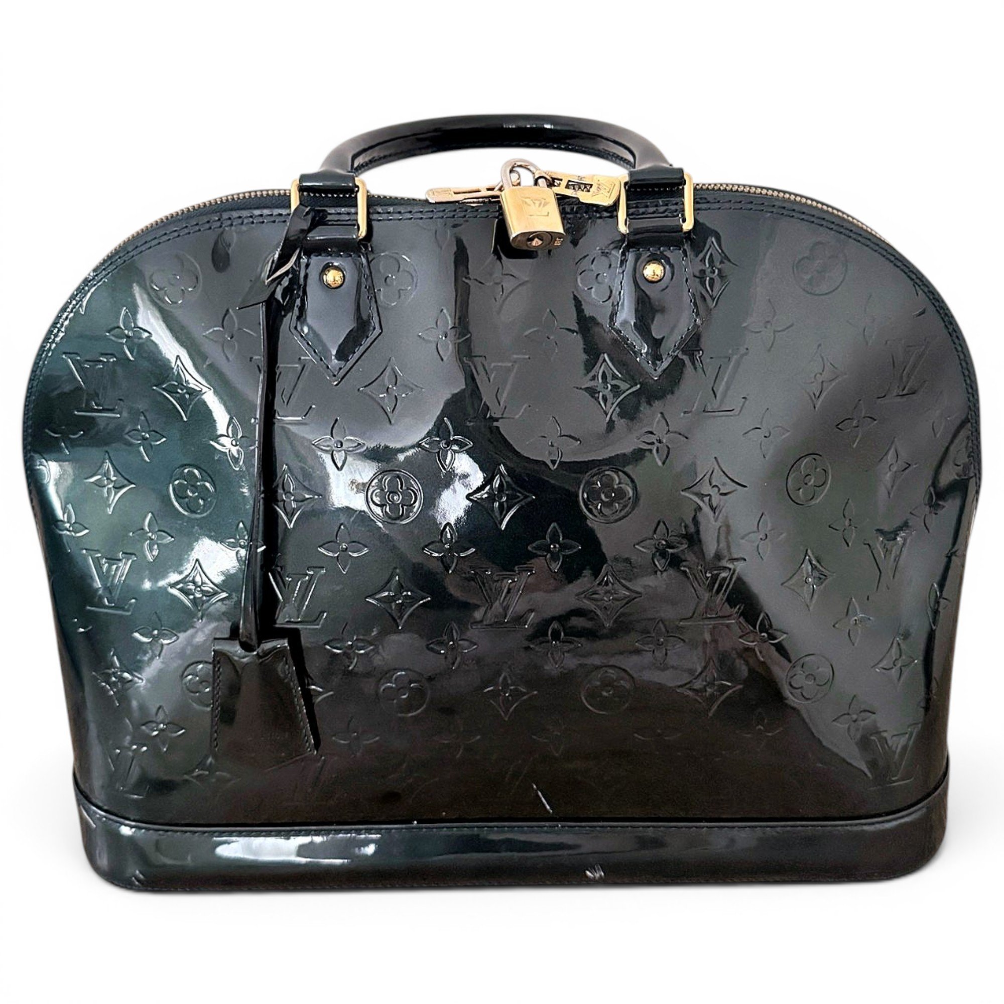 Alma patent leather handbag
