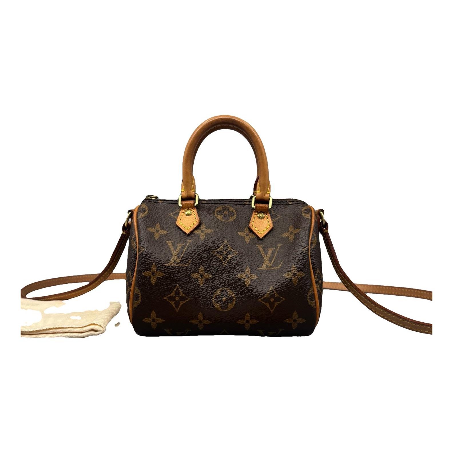 Nano Speedy / Mini HL leather handbag