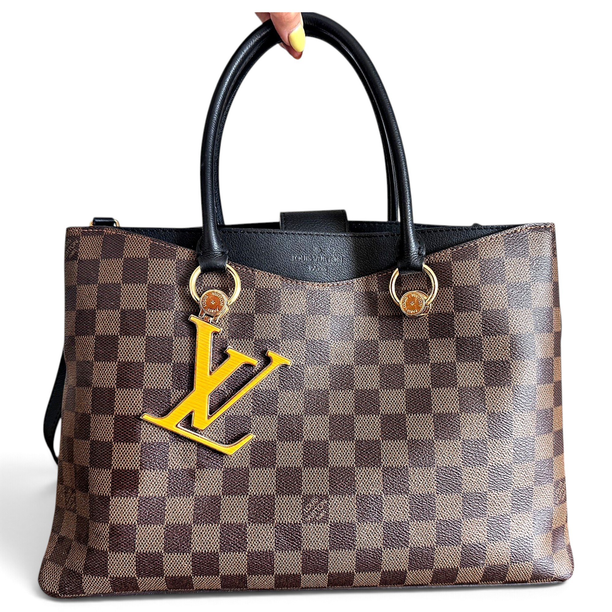 LV Riverside leather handbag