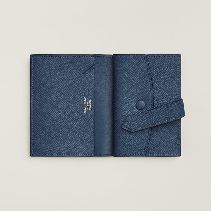 Navy Bearn Mini Wallet