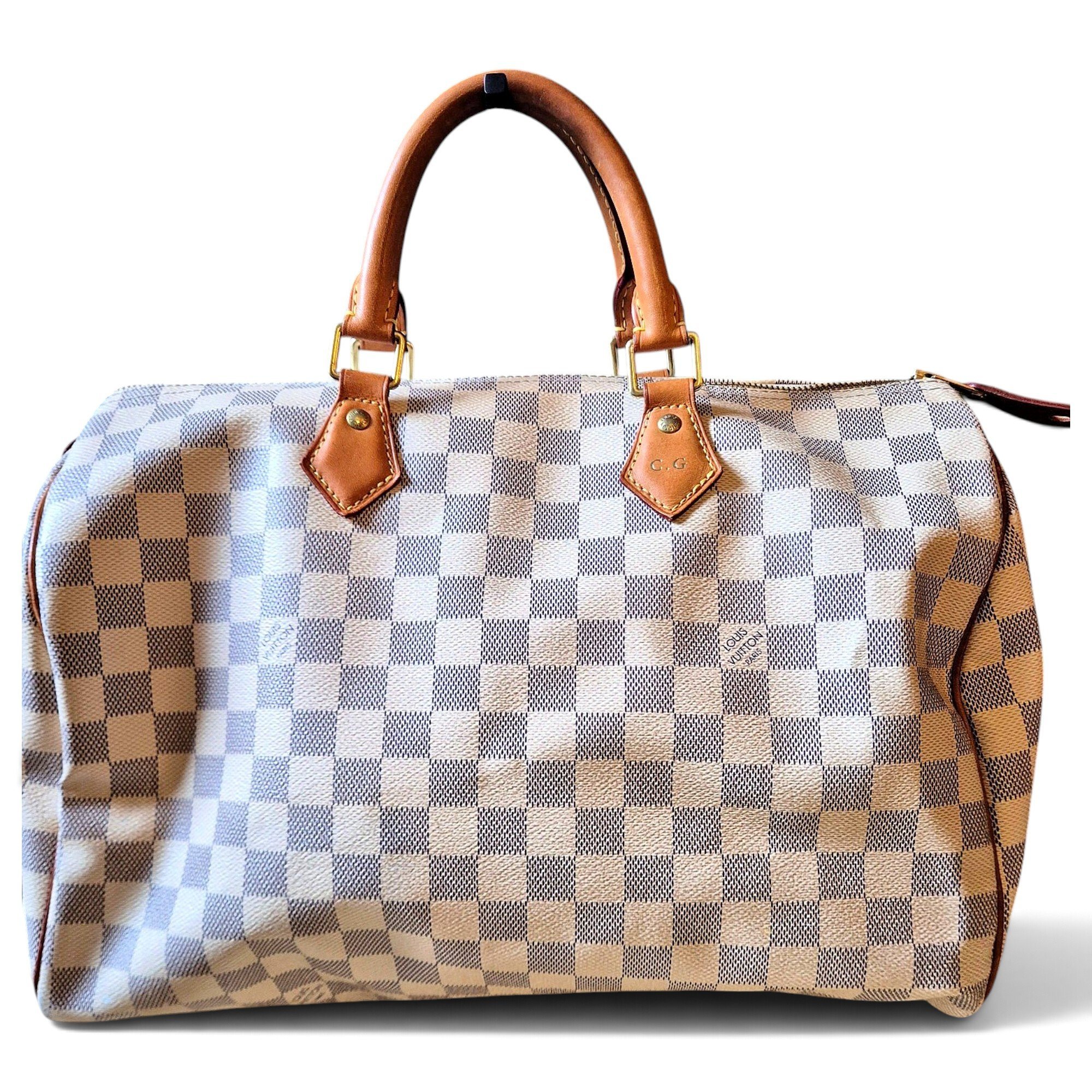 Louis Vuitton Speedy leather handbag