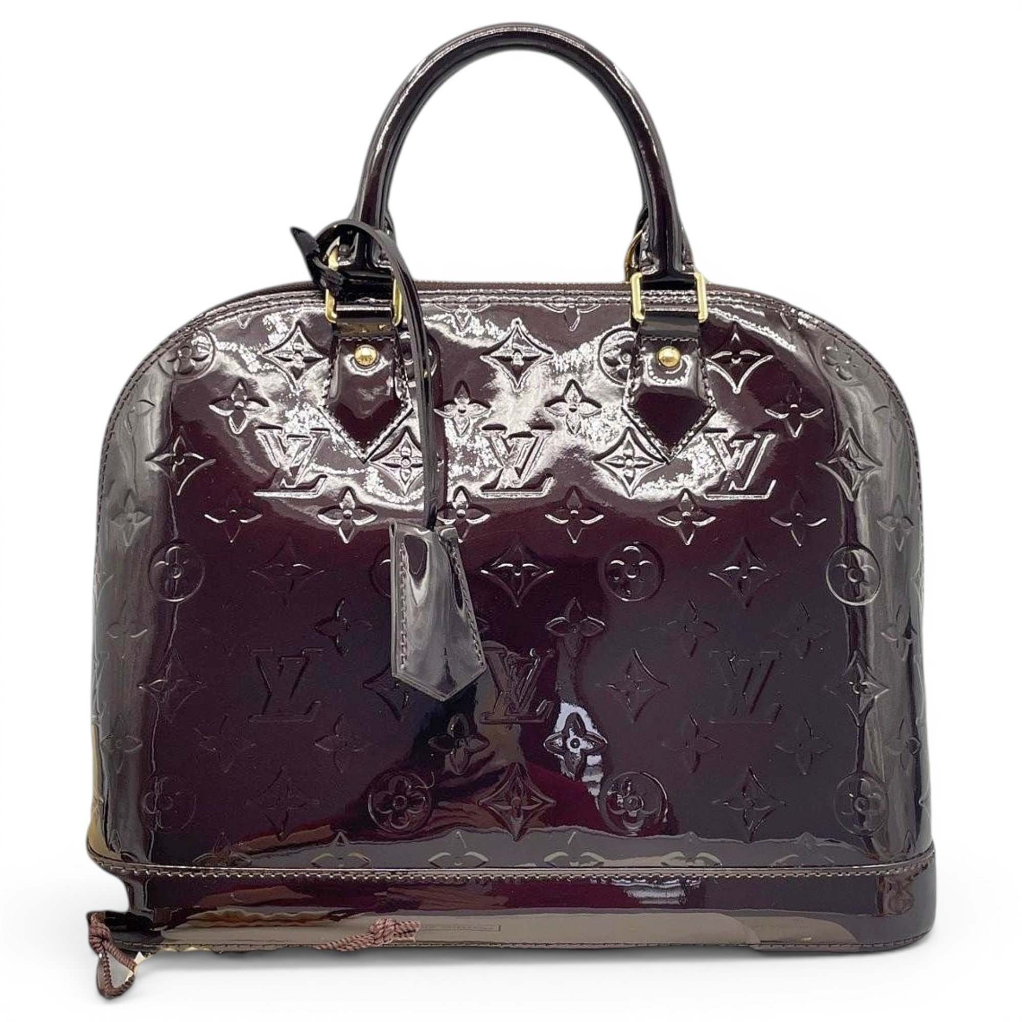 Alma BB patent leather handbag