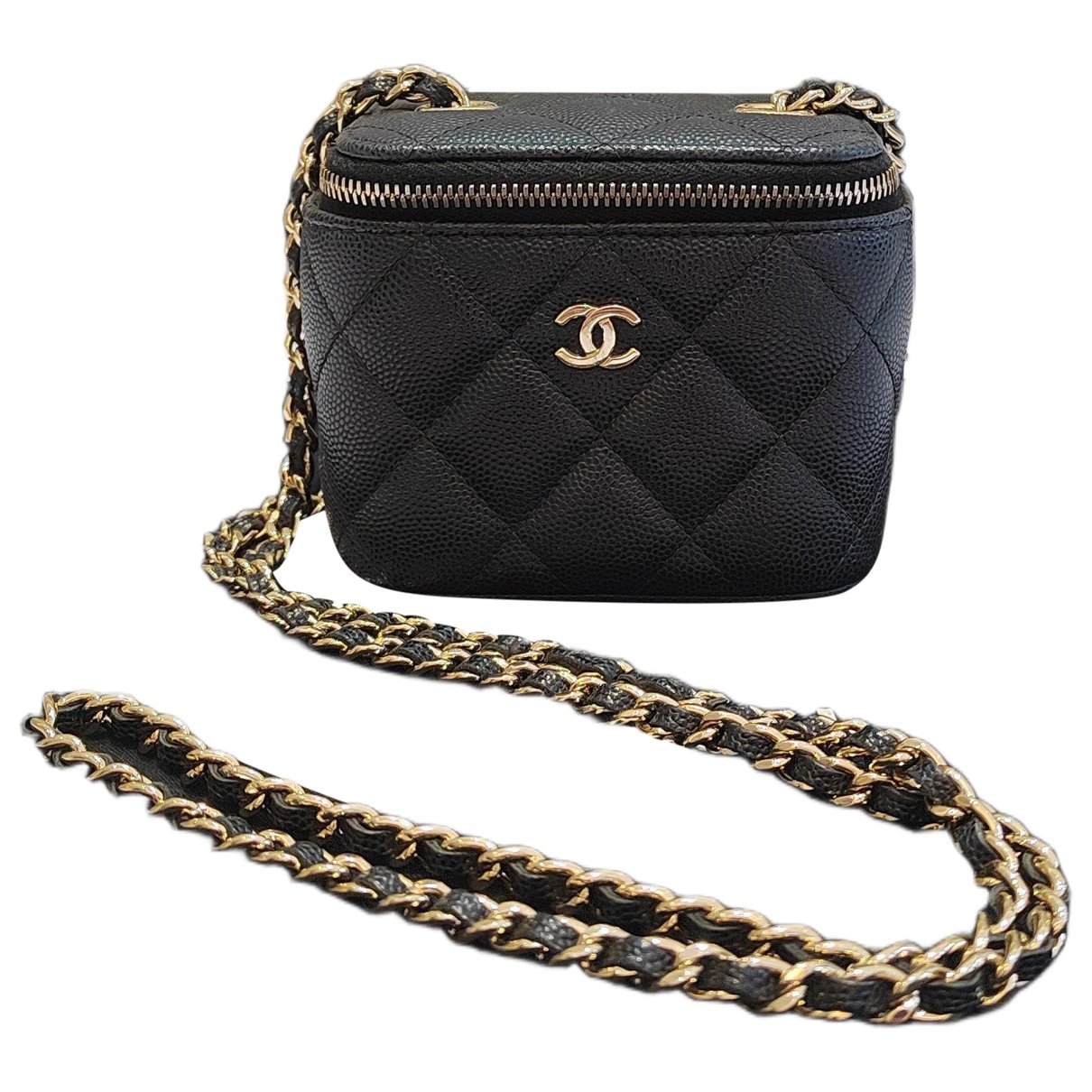 Trendy CC Vanity leather mini bag