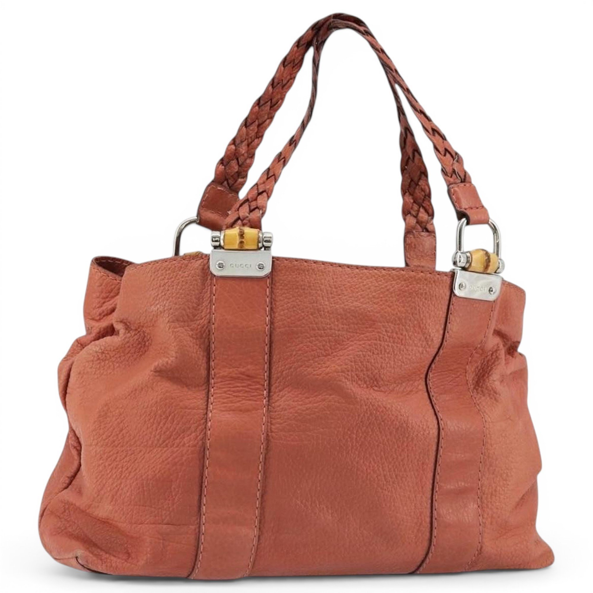 Gucci B leather tote