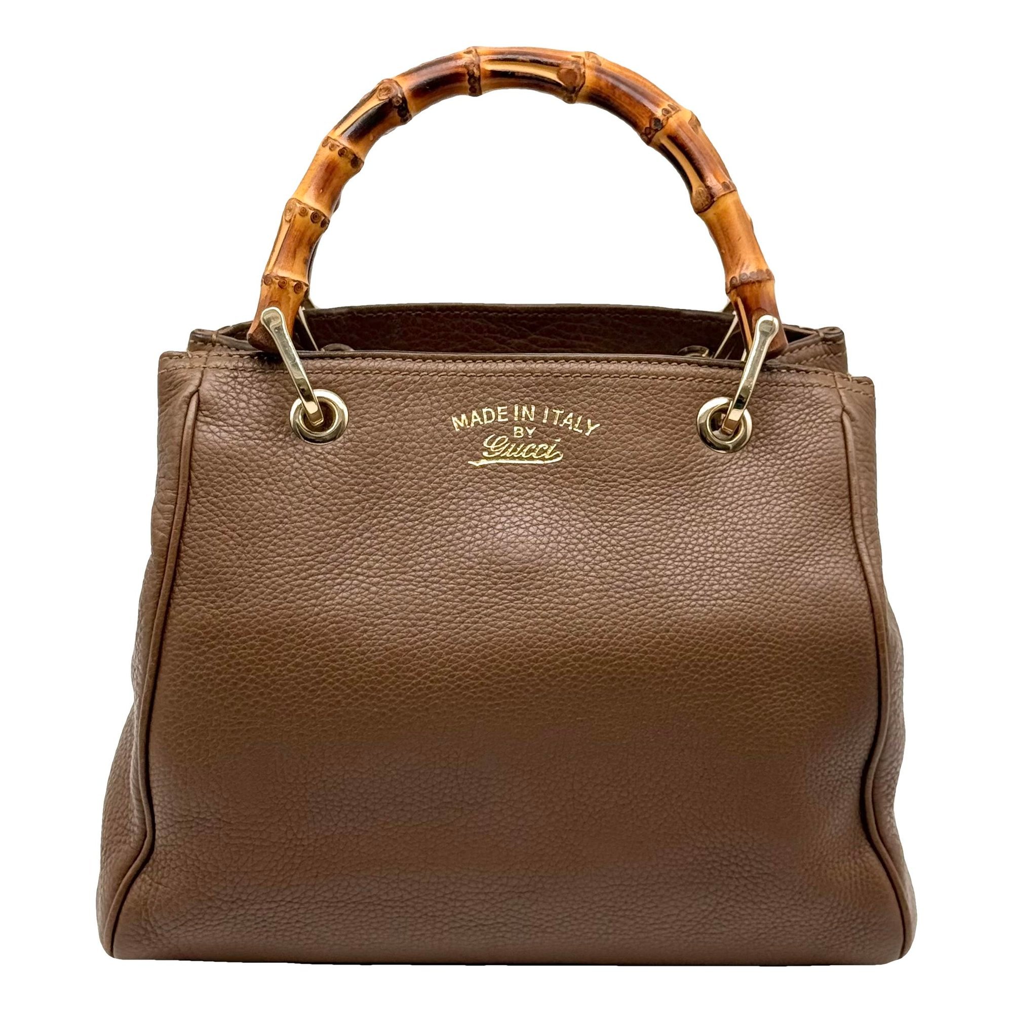 Bamboo Shopper leather crossbody bag