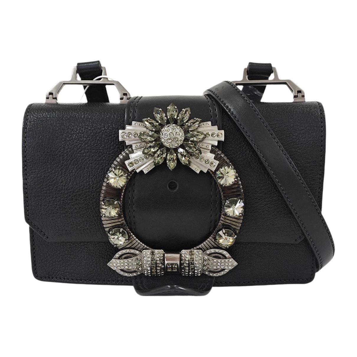 Miu Lady leather handbag