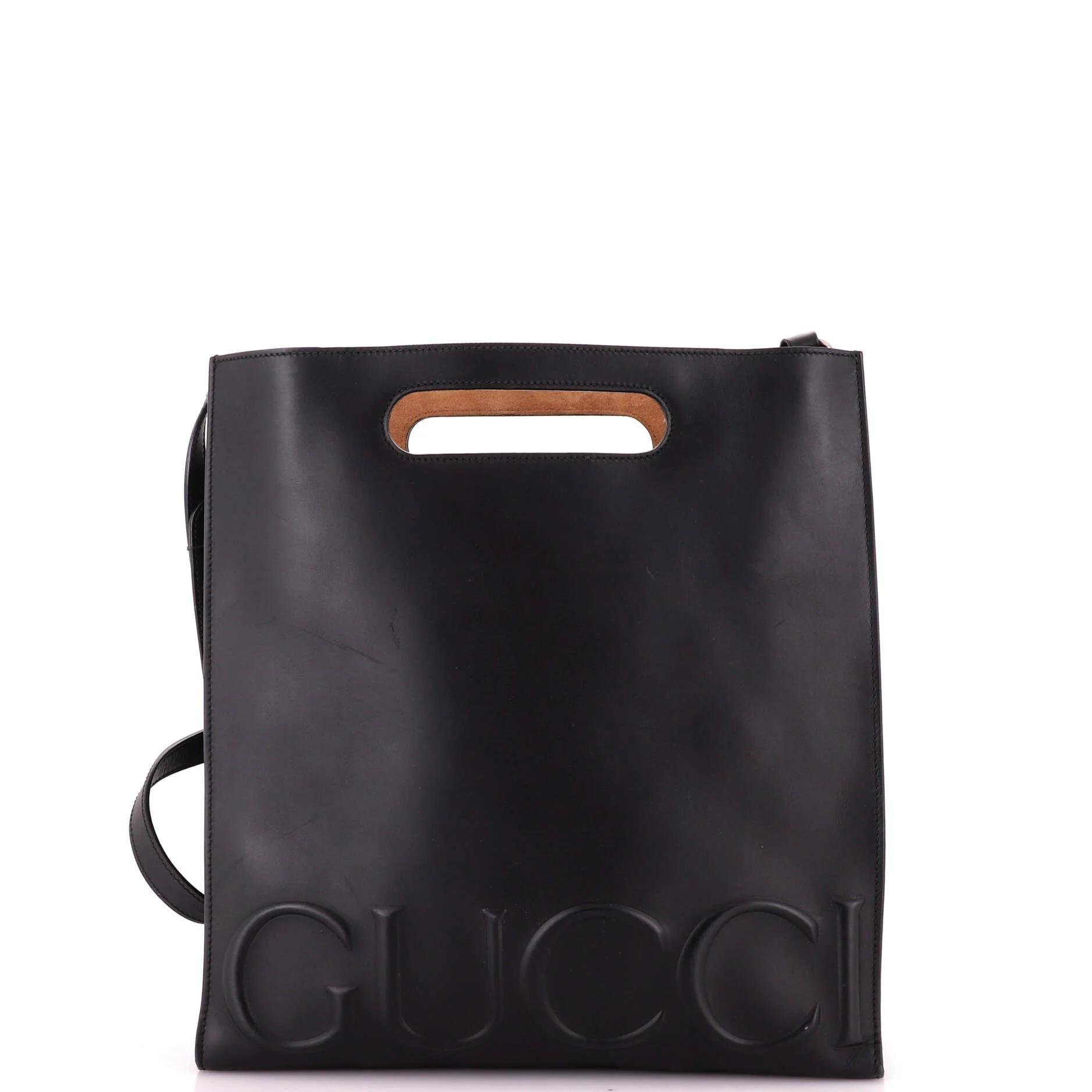 Leather tote